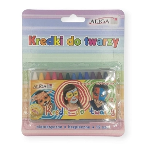 Kredki do malowania twarzy ALIGA 12kol. 960395
