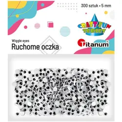 Oczy TITANUM 5mm 300 szt (O001) op.300 242708-690150