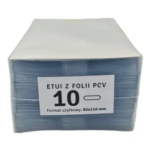 Identyfikator etui z folii PCV PR-10 82x110mm OPAK.50 pionowy ( otwór podłużny )-208115