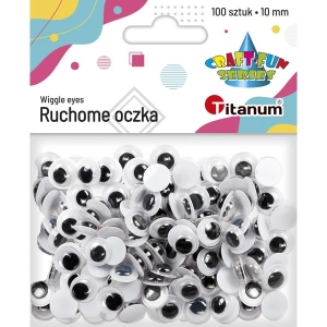 Oczy ruchome TITANUM 10mm op.100 242711