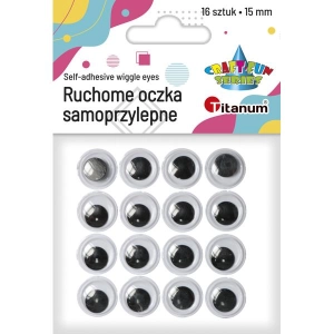 Oczy ruchome TITANUM 15mm op.16 339505