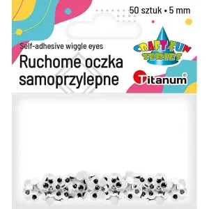 Oczy TITANUM ruchome 5mm op.50 307628-690151