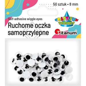 Oczy TITANUM ruchome 8mm op.50 307627-690154