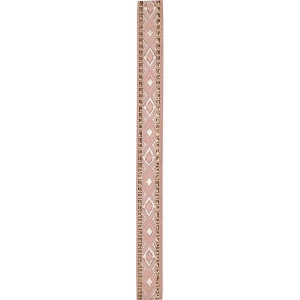 Wstążka TITANUM tekstylna 1,2cm x 1,5m z wzorem brokatowym - jasnoróżowa-208676