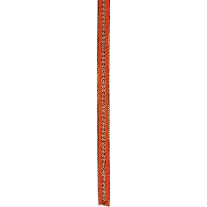 Wstążka TITANUM tekstylna 1cm x 1,5m z wzorem brokatowym - pomarańczowa-208678