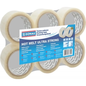 Taśma pakowa DONAU Hot-Melt OPAK.36 48mm x 66m - transparentna-208736