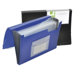 Teczka z przeg. Q-CONNECT 12p. - czarna KF01276-616384