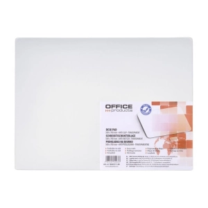 Podkład na biurko OFFICE PRODUCTS antypoślizgowy 50x70 cm - mleczna