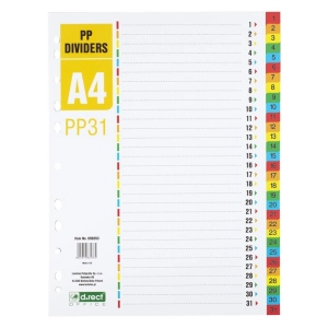 Przekładki D.RECT laminowane 1-31 009263