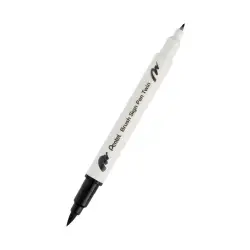 Pisak do kaligrafii PENTEL SESW30C Brush Pen dwustronny - czarny