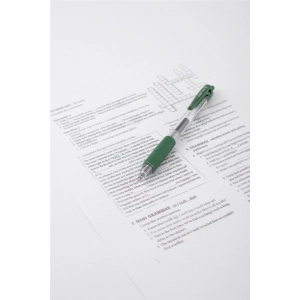 Długopis żelowy D.RECT 0907 - zielony-210204