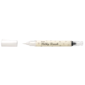 Pisak do kaligrafii PENTEL milky brush XGFH-PWX - biały-210339
