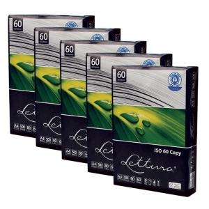 Papier xero A4 LETTURA 80g ekologiczny OPAKOWANIE 5 ryz