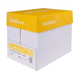 Papier xero A4 MULTILASER klasa C 80g. 500ark.-210648