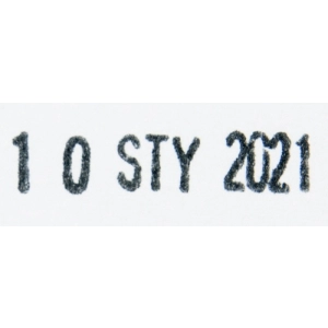 Datownik OFFICE PRODUCTS z tuszem DD-MM-RRRR - czarny-210908