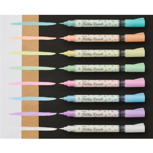 Pisak do kaligrafii PENTEL milky brush XGFH-PVX - fioletowy-210924