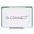 Poduszka do stempli Q-CONNECT 110x70mm metalowa z tuszem - zielona-210883