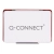 Poduszka do stempli Q-CONNECT 110x70mm metalowa z tuszem - czerwona-210886
