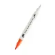 Pisak do kaligrafii PENTEL SESW30C Brush Pen dwustronny - pomarańczowy