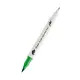 Pisak do kaligrafii PENTEL SESW30C Brush Pen dwustronny - jasno zielony
