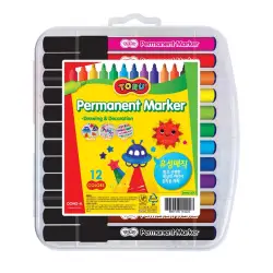 Marker DONG-A permanentny 12 kolorów TT7708
