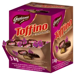 Cukierki GOPLANA Toffino toffi w czekoladzie op.3kg