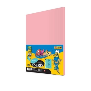 Papier xero kolor PASTELLO A4 160g. PASTELOWY op.100 - różowy IT170