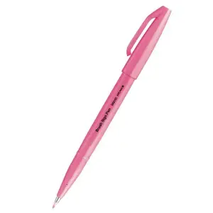 Pisak do kaligrafii PENTEL SES15 Brush Pen Zestaw FLUO świeci w UV op.5-211555