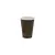 Kubek papierowy CAFFE 180ml op.100 - brązowy