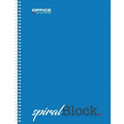 Kołonotatnik OFFICE PRODUCTS A5 w kratkę 80 kart. 70gsm