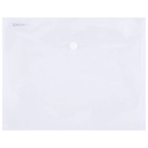 Teczka na zatrzask DONAU C5 - transparentna-616914