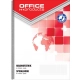 Kołonotatnik OFFICE PRODUCTS A4 w kratkę 80 kart. 60-80gsm perforacja-617118