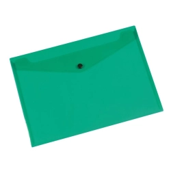 Teczka na zatrzask Q-CONNECT A4 - zielona-616547