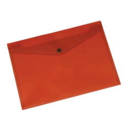 Teczka na zatrzask Q-CONNECT A4 - czerwona-616553