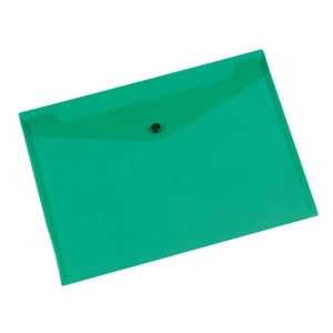 Teczka na zatrzask Q-CONNECT A4 - zielona-616547