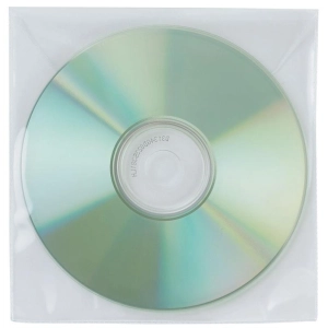 Koperty na CD/DVD Q-CONNECT 50szt. transparentny-621260