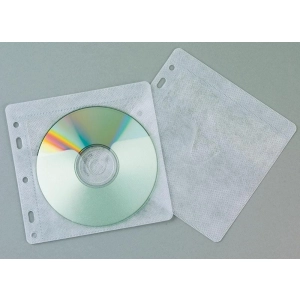 Koperty na CD/DVD Q-CONNECT do wpinania 40szt. białe-214940