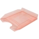 Szufladka na biurko OFFICE PRODUCTS A4 transp. czerwona-615842