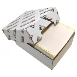 Papier komputerowy OFFICE PRODUCTS 240X12''X3 bez nadruku samokopiujący O/K 600 składek