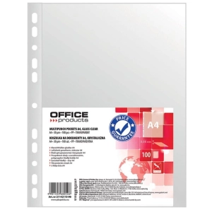 Koszulki OFFICE PRODUCTS A4 30mic. kryst. 21142115-622923