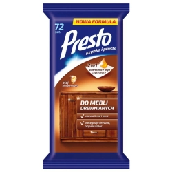 Ściereczki PRESTO do mebli drewnianych 72szt. białe-628137