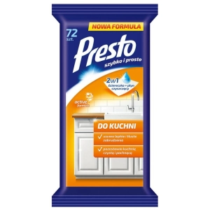 Ściereczki PRESTO do kuchni 72szt. białe-628134