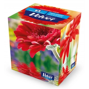 Chusteczki higieniczne VELVET kwadratowe op.60-627602