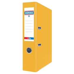 Segregator DONAU Life neon A4 75mm - żółty-628857
