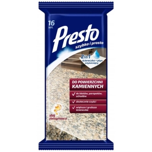 Ściereczki PRESTO do powierzchni kamiennych 16szt. białe-628169