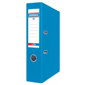 Segregator DONAU Life neon A4 75mm - niebieski-628855