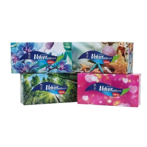 Chusteczki higieniczne VELVET Dream 3w. 90 listków białe-631017