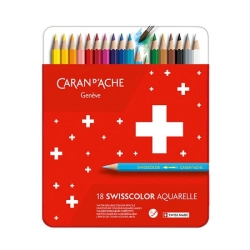 Kredki CARAN D'ACHE Swisscolor Aquarelle 18szt. mix kolorów-634676