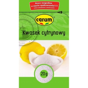 Kwasek cytrynowy CARUM 20g.