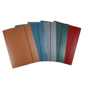 Teczka z gumką A4 OFFICE PRODUCTS Natura karton 300g. 3-skrzydłowa - mix kolorów